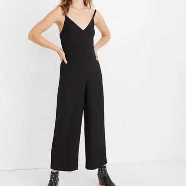 Madewell Black Thistle Cami Wide Leg Jumpsuit Wom… - image 1