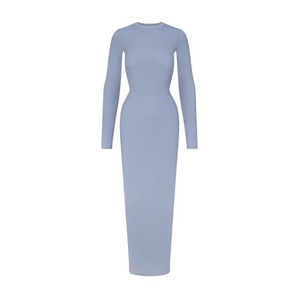 SKIMS Fits Everybody Crew Neck Long Sleeve Dress … - image 3