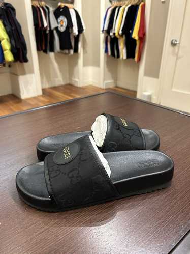 Gucci Gucci Off The Grid Slides Black