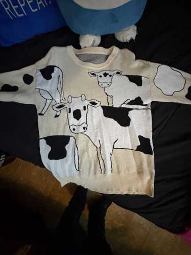 Streetwear × Vintage Cow sweater