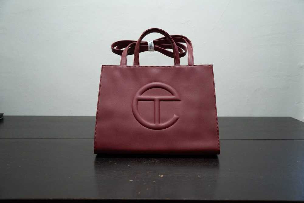 Telfar Telfar Medium Oxblood Shopping Bag - image 1