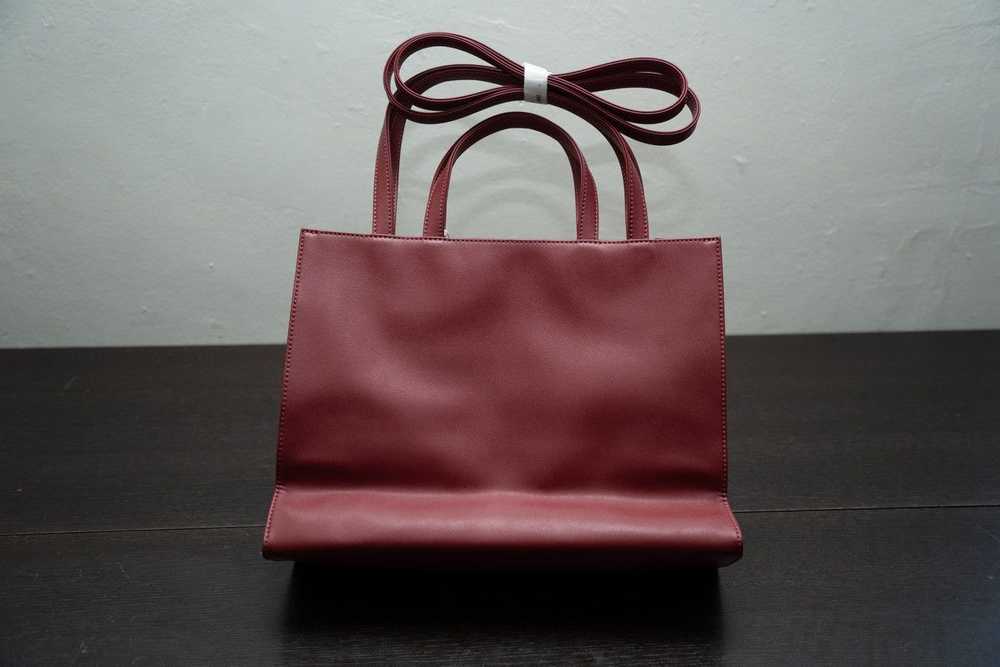 Telfar Telfar Medium Oxblood Shopping Bag - image 2