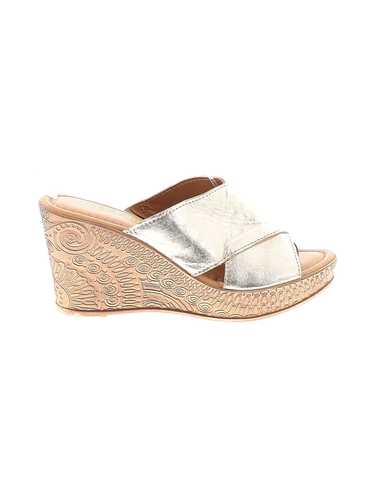 Bella Vita Women Silver Wedges 7.5