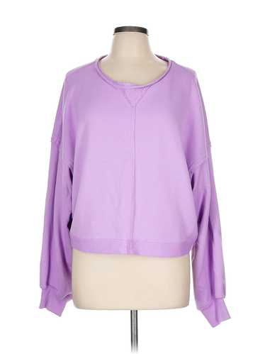 Sonoma Goods for Life Women Purple Sweatshirt L