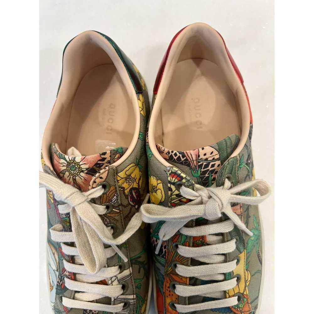 Gucci Ace cloth trainers - image 2