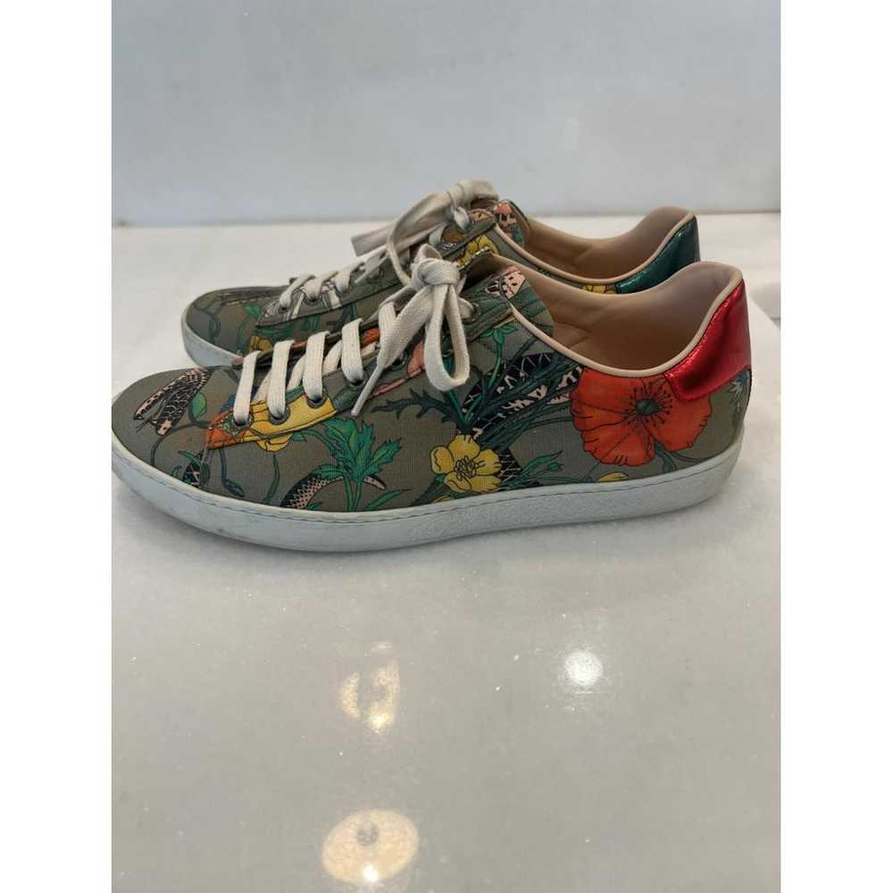 Gucci Ace cloth trainers - image 4