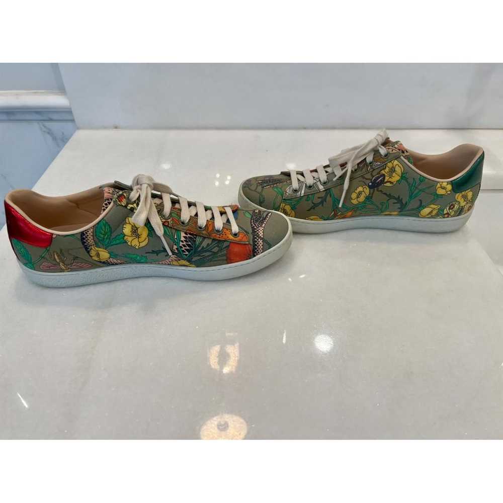 Gucci Ace cloth trainers - image 5