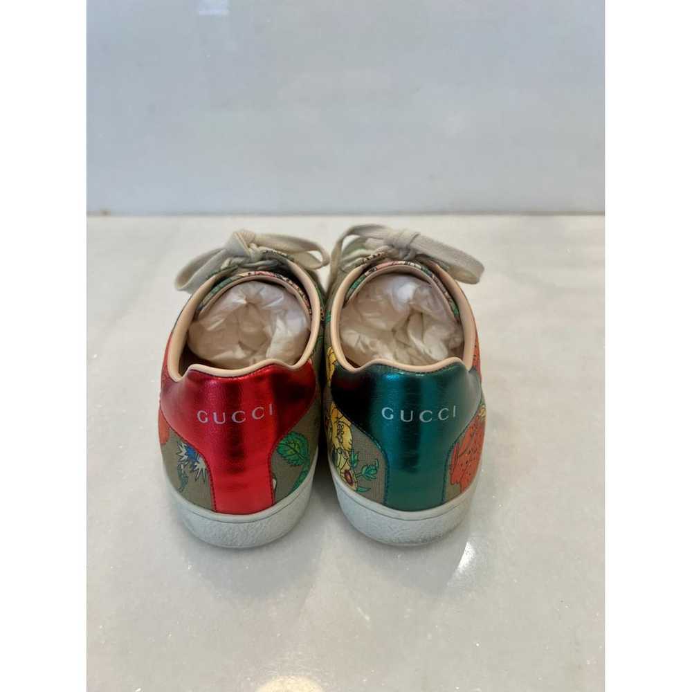 Gucci Ace cloth trainers - image 6