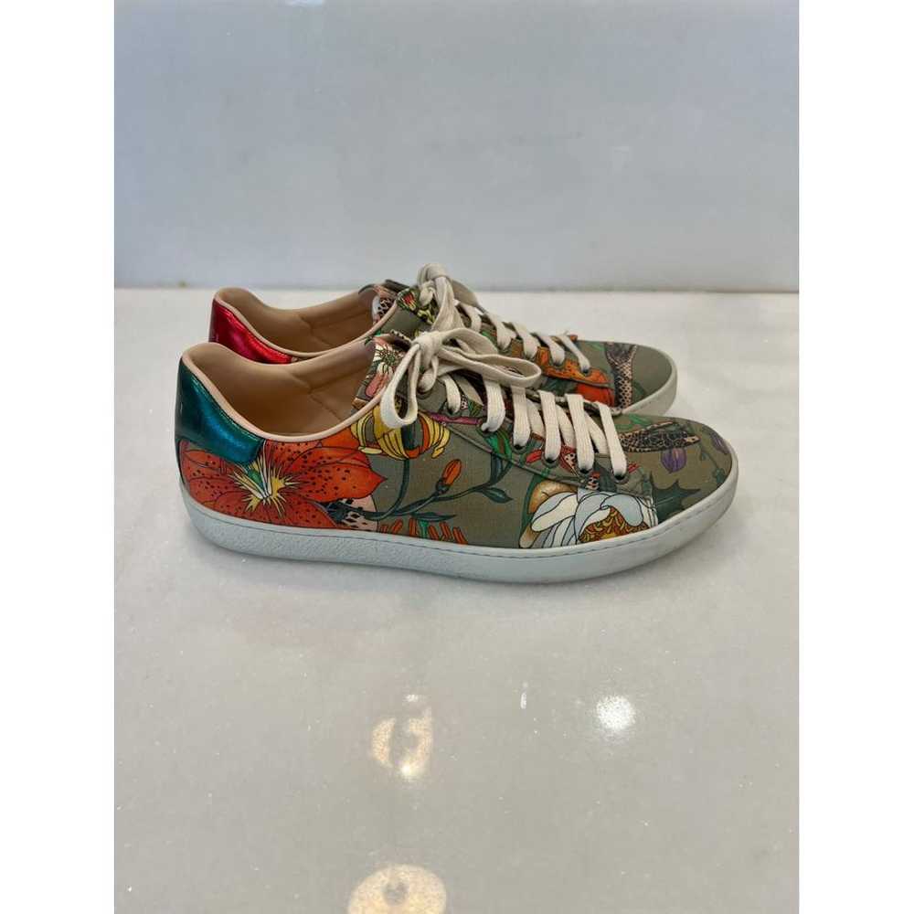 Gucci Ace cloth trainers - image 7