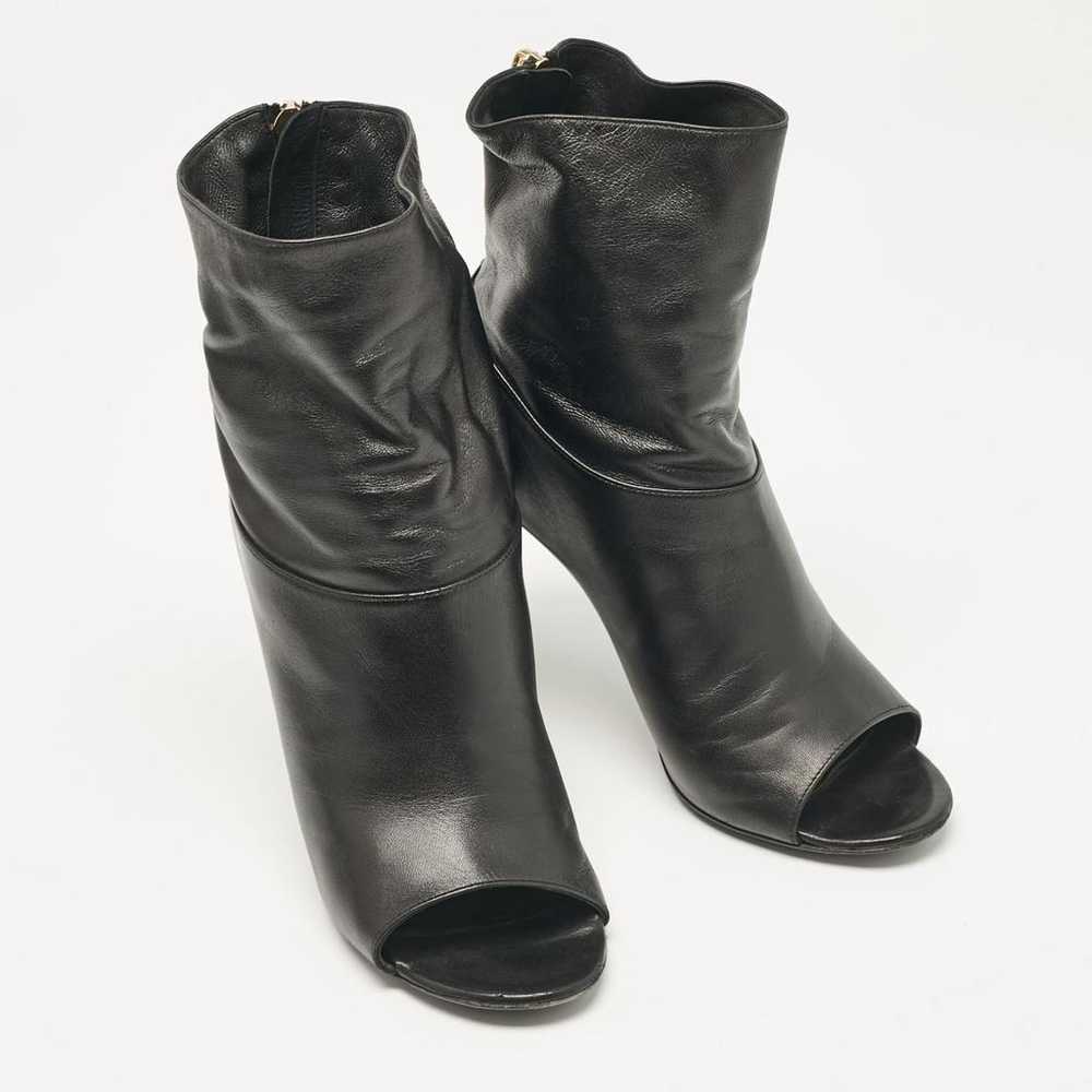 Chanel Leather boots - image 3