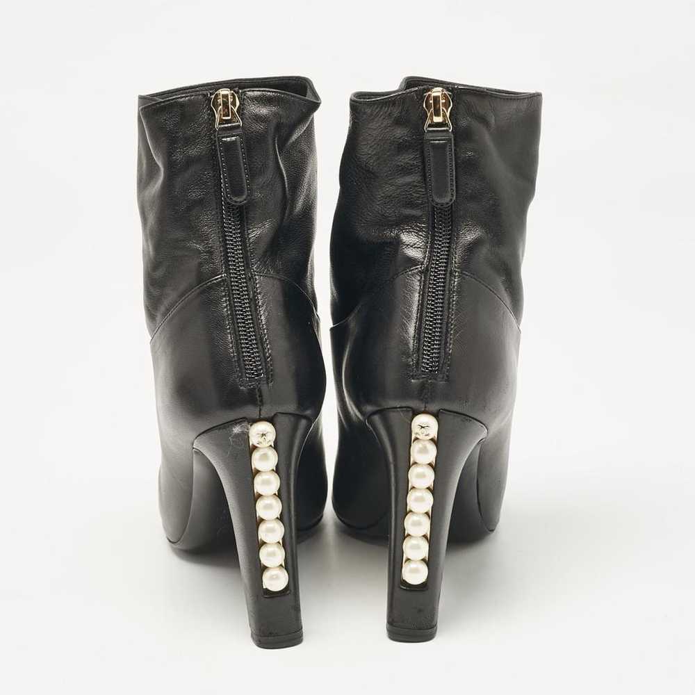 Chanel Leather boots - image 4