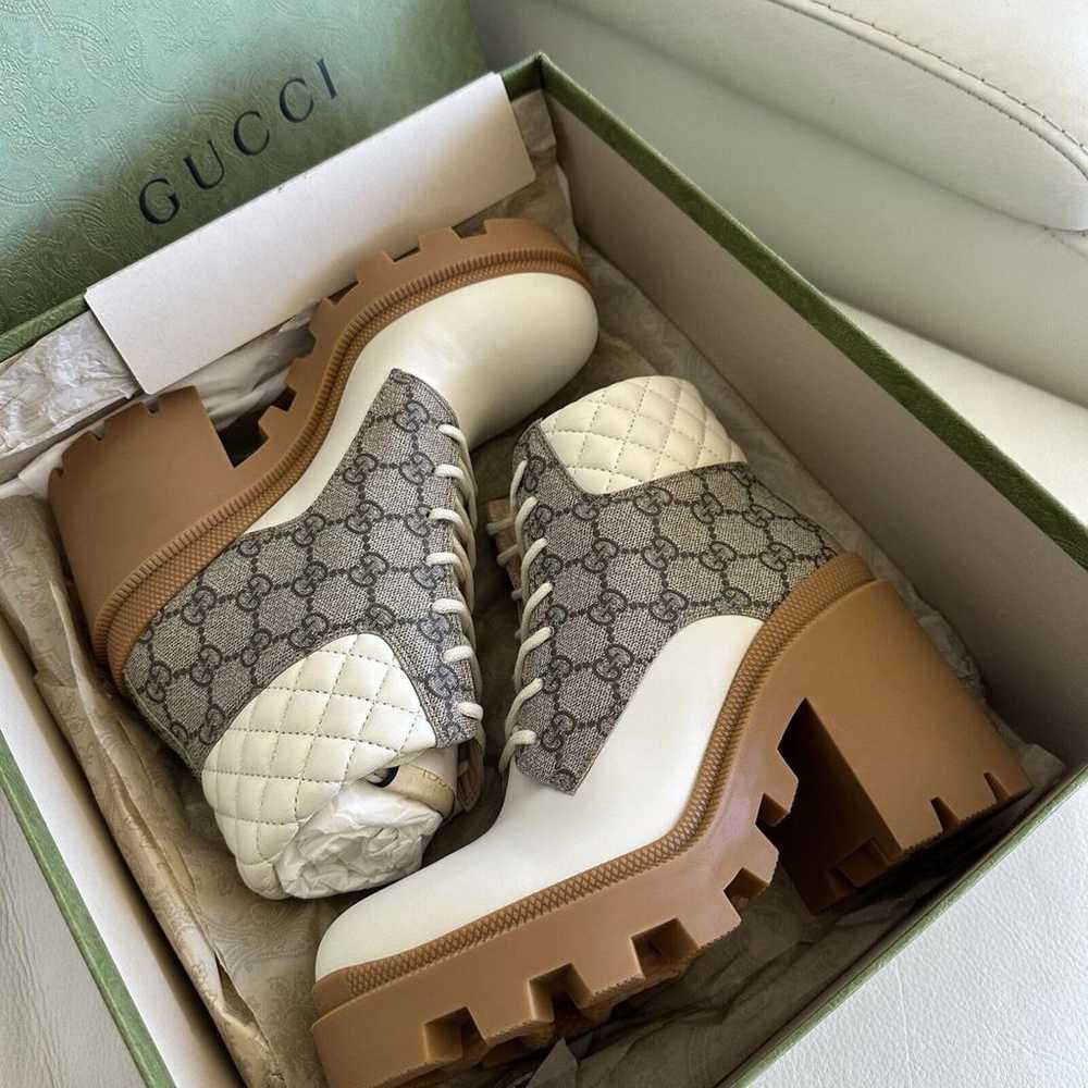 Gucci Leather boots - image 10