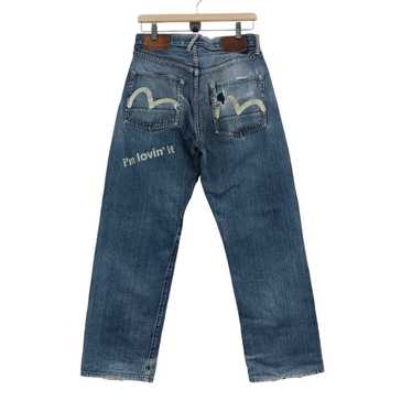 EVISU EGD-2000-2ZXX(道楽ペイント・ホワイトマーク） JEANS