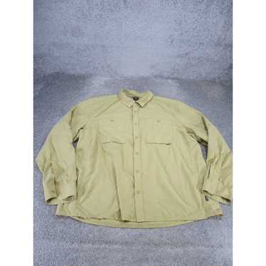 Vintage Rei Co-Op Shirt Mens 2Xl Beige Button Up … - image 1