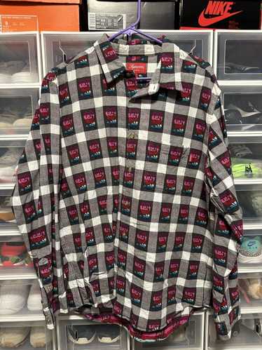 Supreme SUPREME ROSE BUFFALO PLAID SHIRT