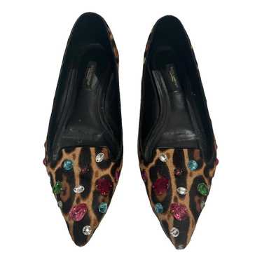 Dolce & Gabbana Faux fur flats - image 1