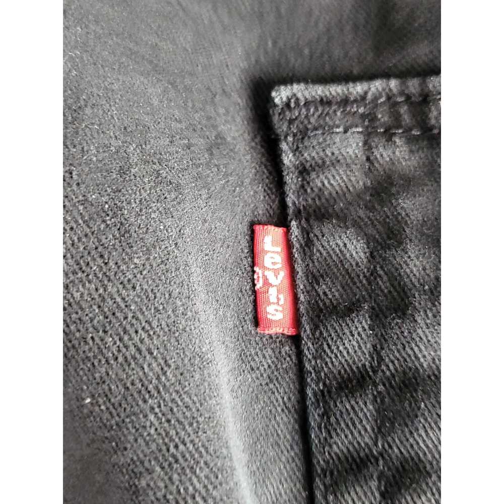 Levi's Levi's 513 Charcoal Black Jeans Men Sz 38X… - image 4