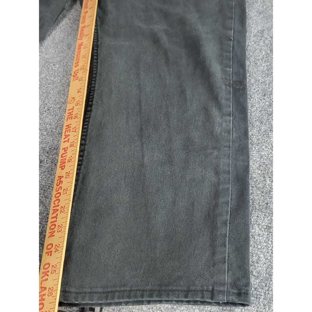 Levi's Levi's 513 Charcoal Black Jeans Men Sz 38X… - image 6