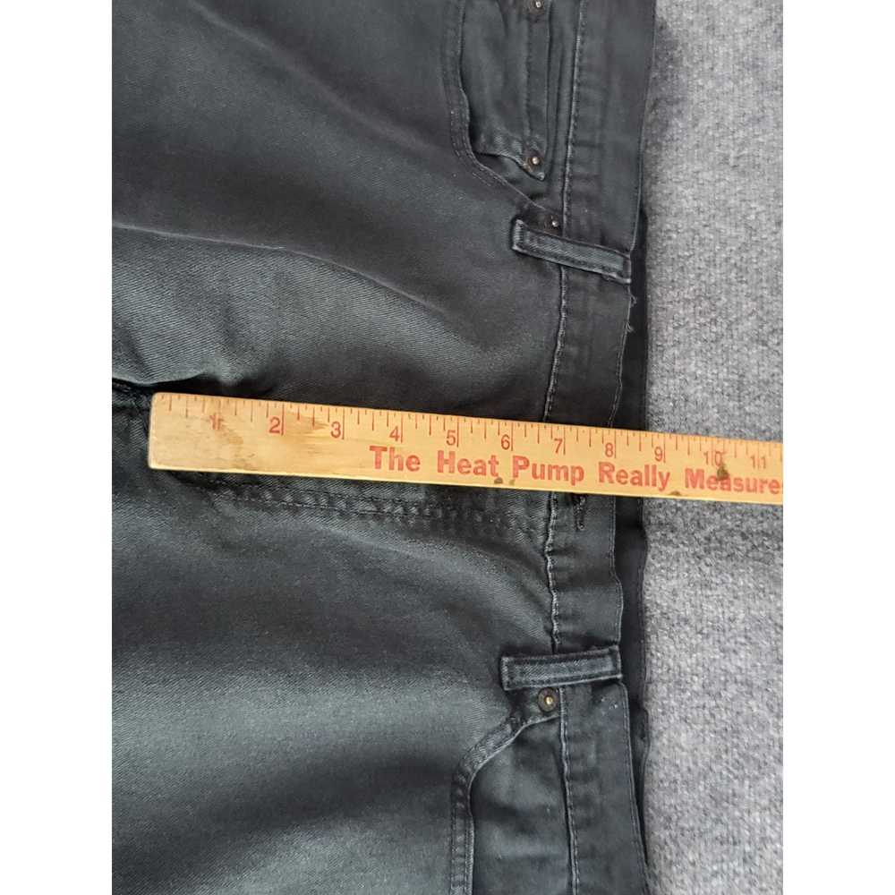 Levi's Levi's 513 Charcoal Black Jeans Men Sz 38X… - image 7