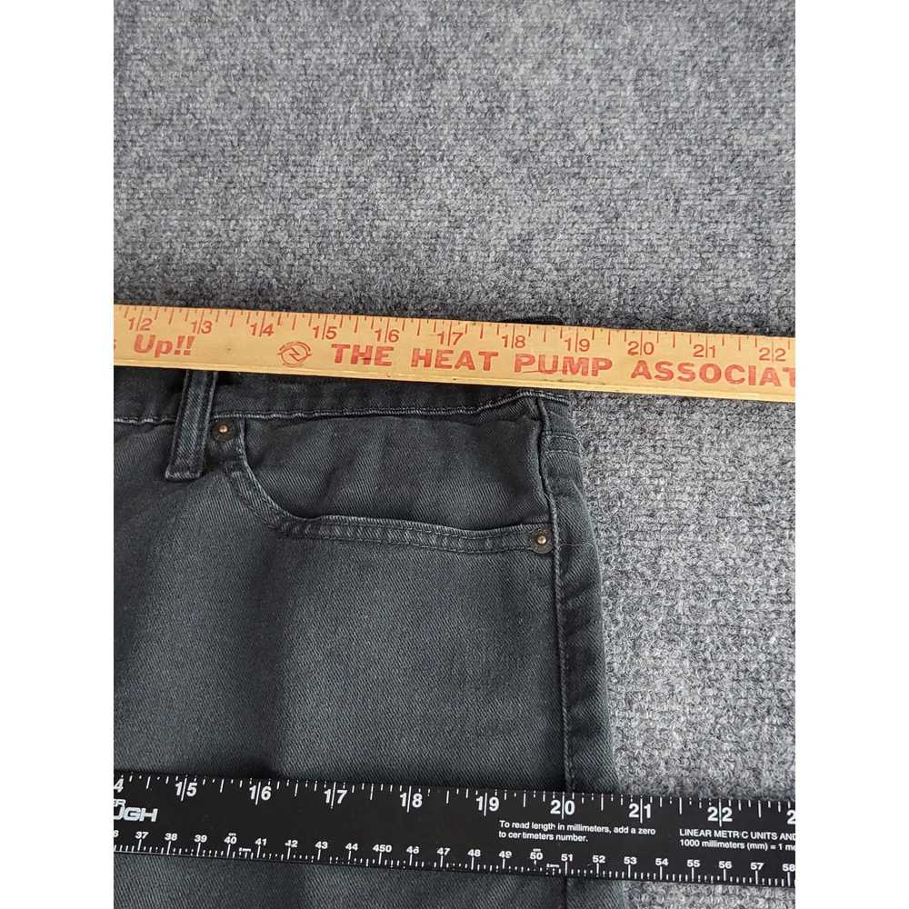 Levi's Levi's 513 Charcoal Black Jeans Men Sz 38X… - image 8