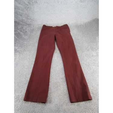 Vintage MM Lafleur Pants Womens 8 Red Side Zip Sli