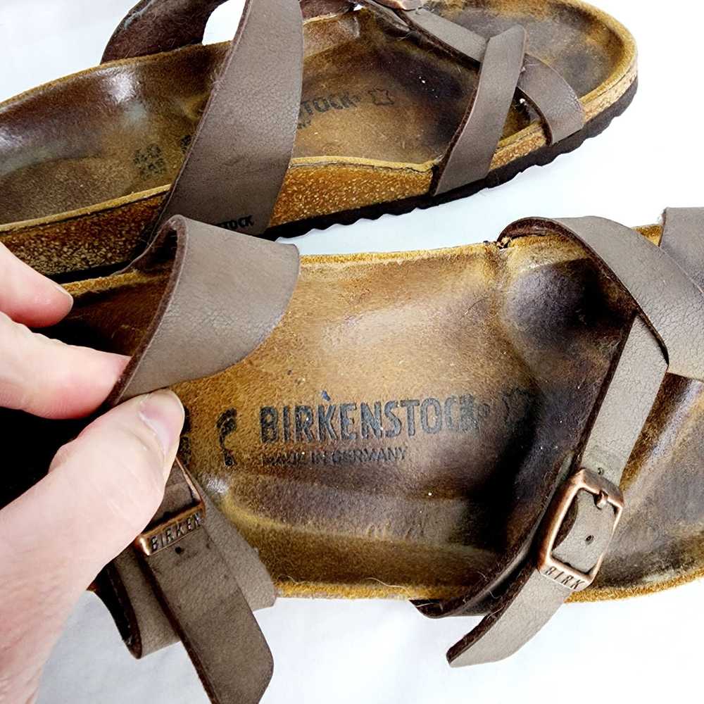 Birkenstock Birkenstock Mayari Brown Leather Stra… - image 11