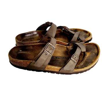 Birkenstock Birkenstock Mayari Brown Leather Stra… - image 1