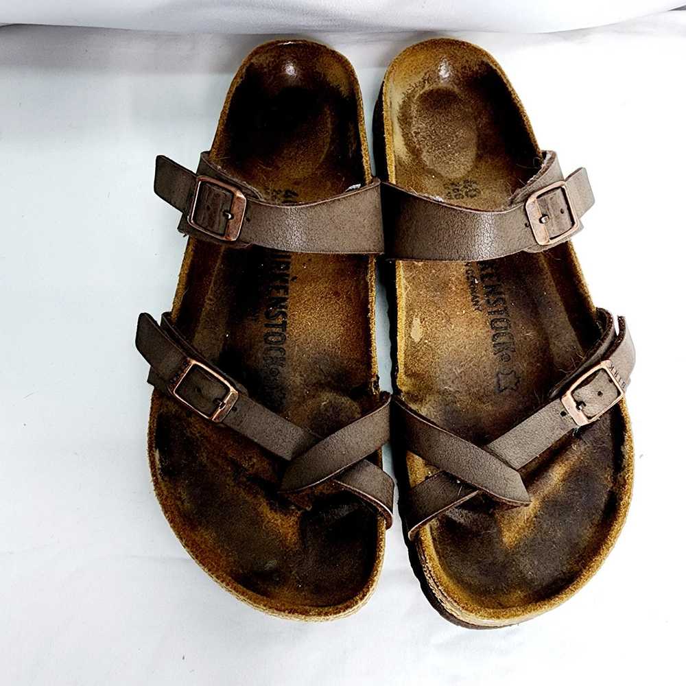 Birkenstock Birkenstock Mayari Brown Leather Stra… - image 3