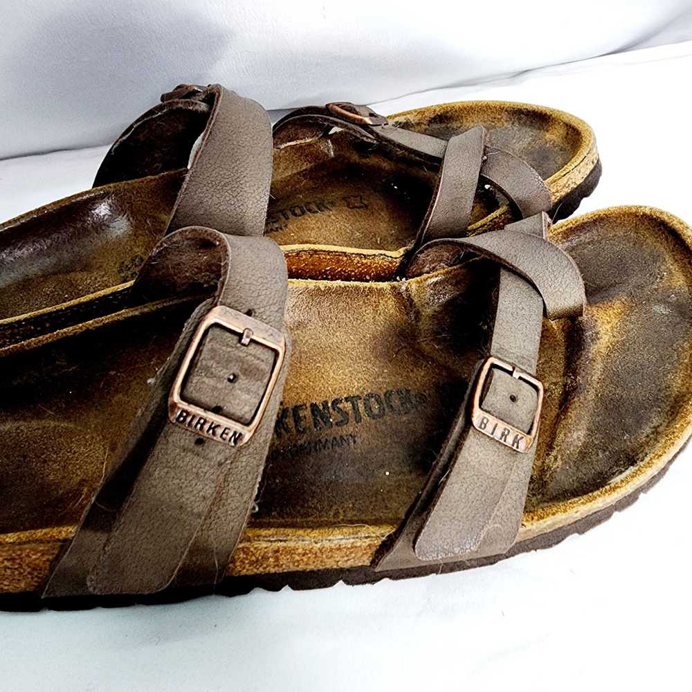 Birkenstock Birkenstock Mayari Brown Leather Stra… - image 4