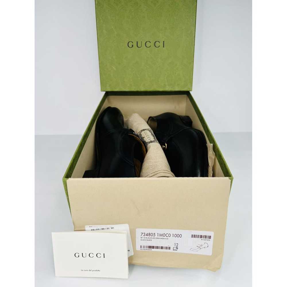 Gucci Leather lace ups - image 2