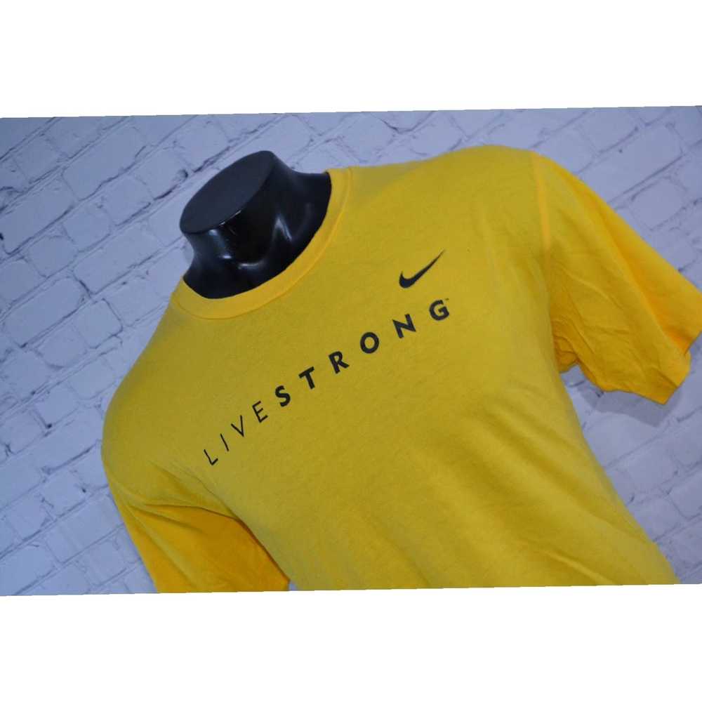 Nike Authentic Mens Yellow Cotton Gym Fitness Shi… - image 1