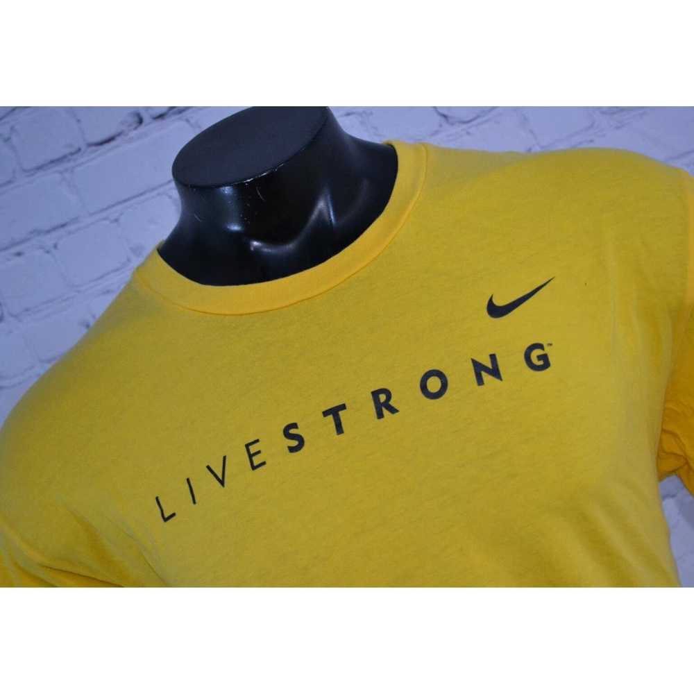 Nike Authentic Mens Yellow Cotton Gym Fitness Shi… - image 2