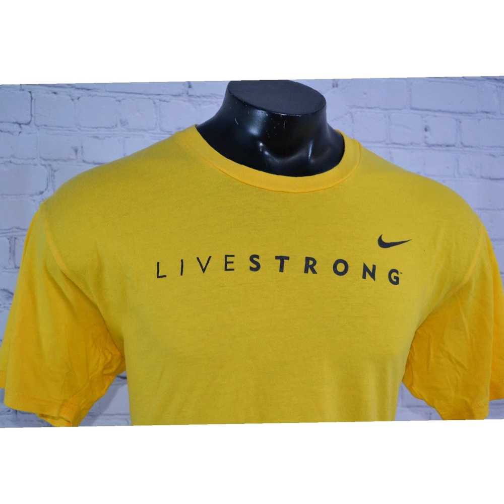 Nike Authentic Mens Yellow Cotton Gym Fitness Shi… - image 5