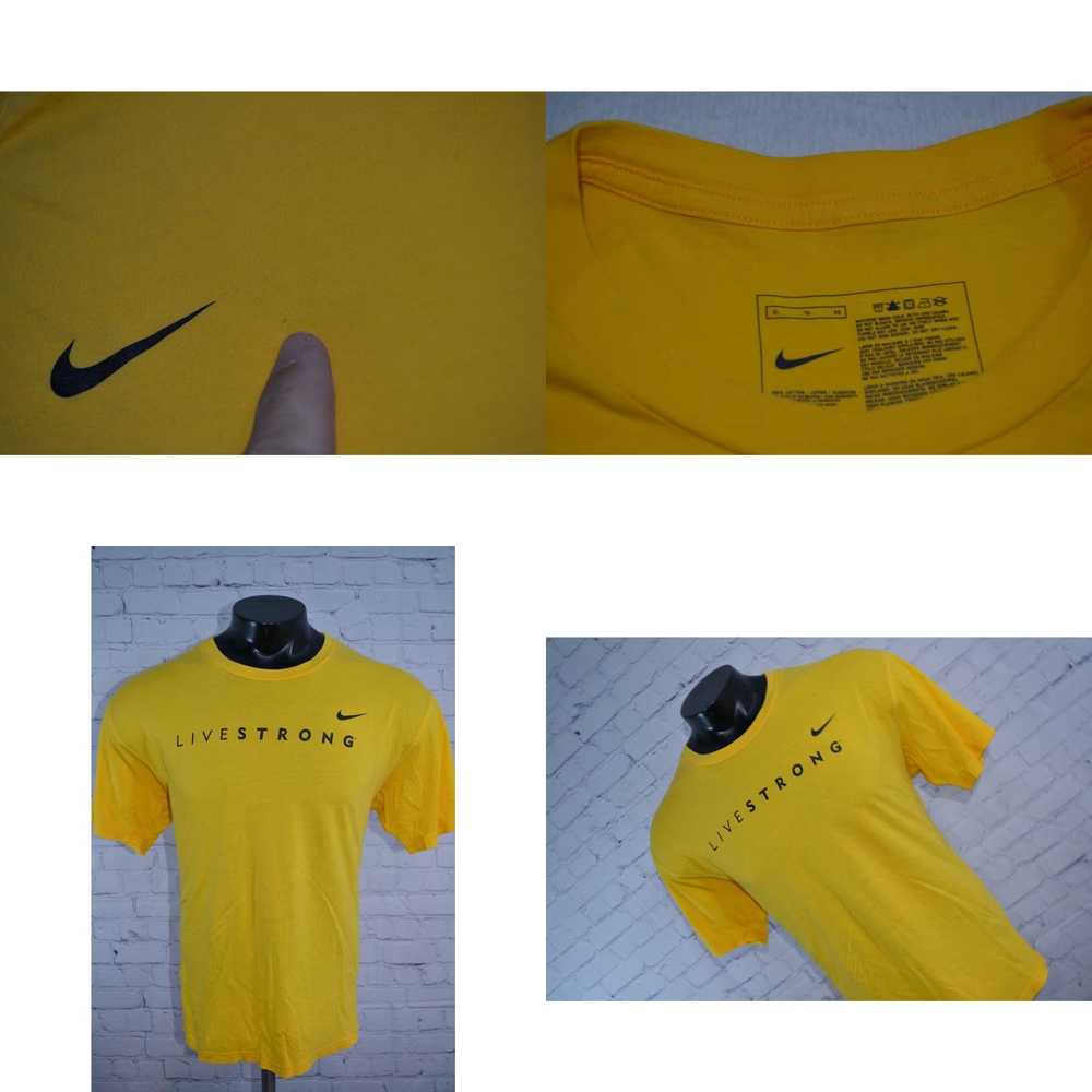 Nike Authentic Mens Yellow Cotton Gym Fitness Shi… - image 8