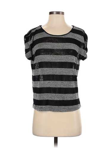 Ann Taylor LOFT Outlet Women Gray Short Sleeve Top