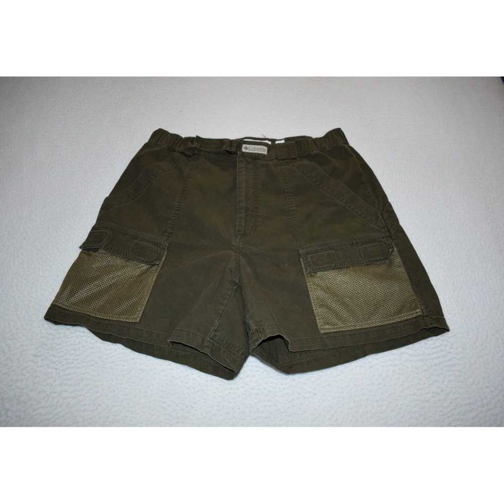 Vintage Columbia PFG Mens Medium Green Cargo Shor… - image 2