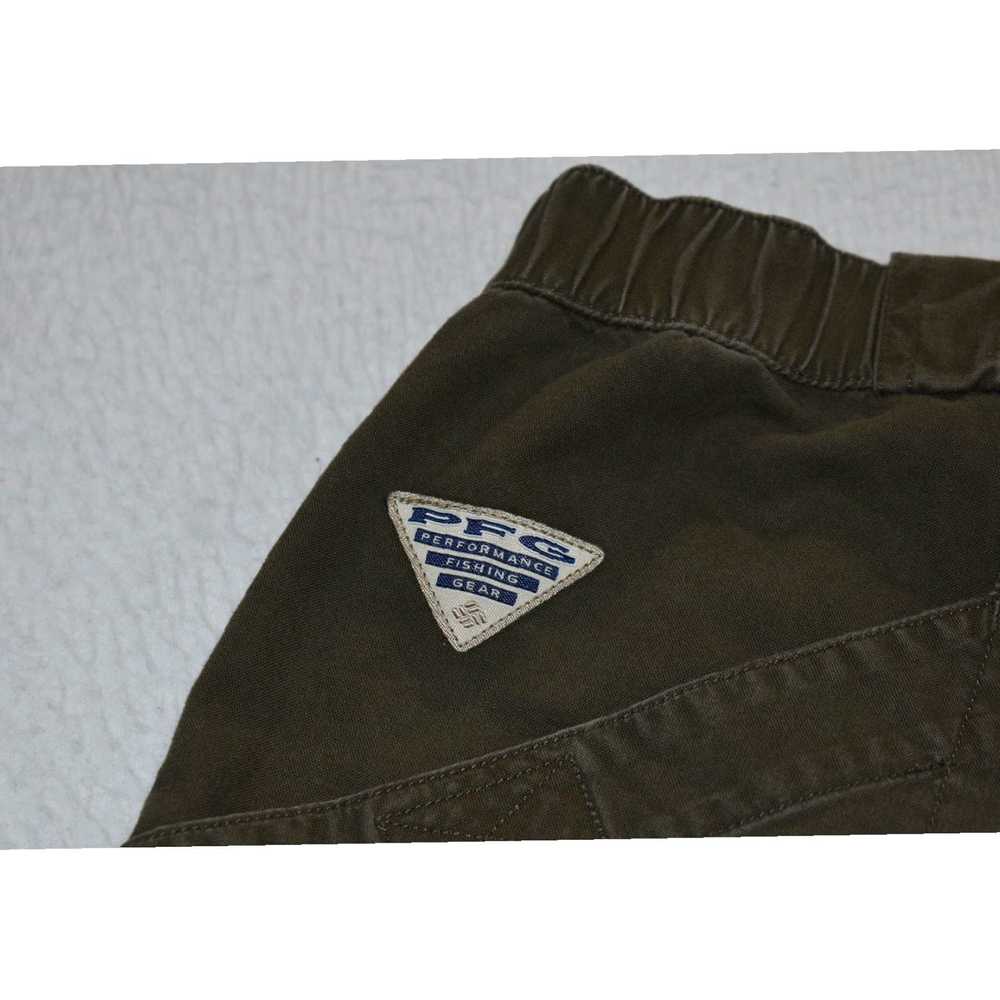 Vintage Columbia PFG Mens Medium Green Cargo Shor… - image 7