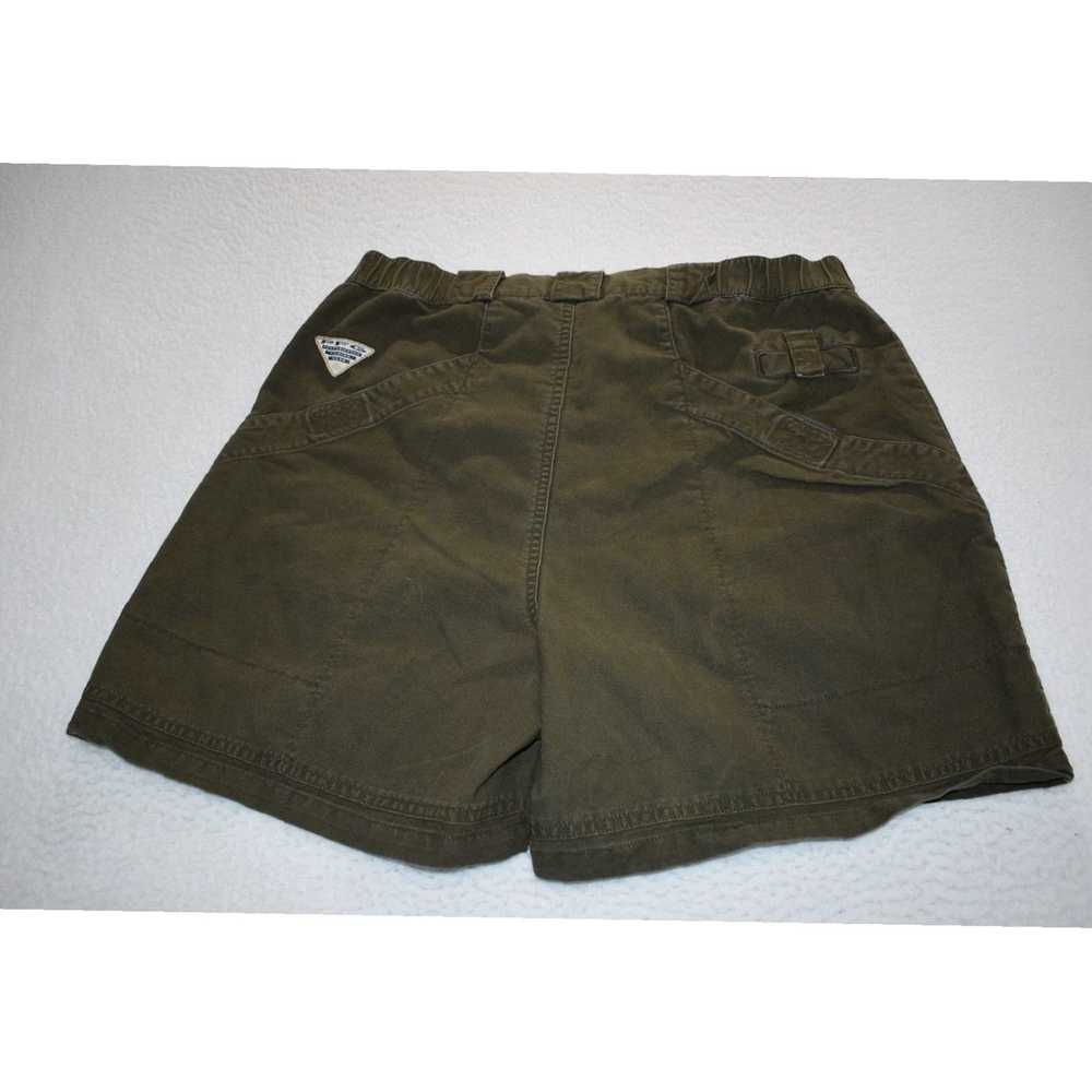 Vintage Columbia PFG Mens Medium Green Cargo Shor… - image 8