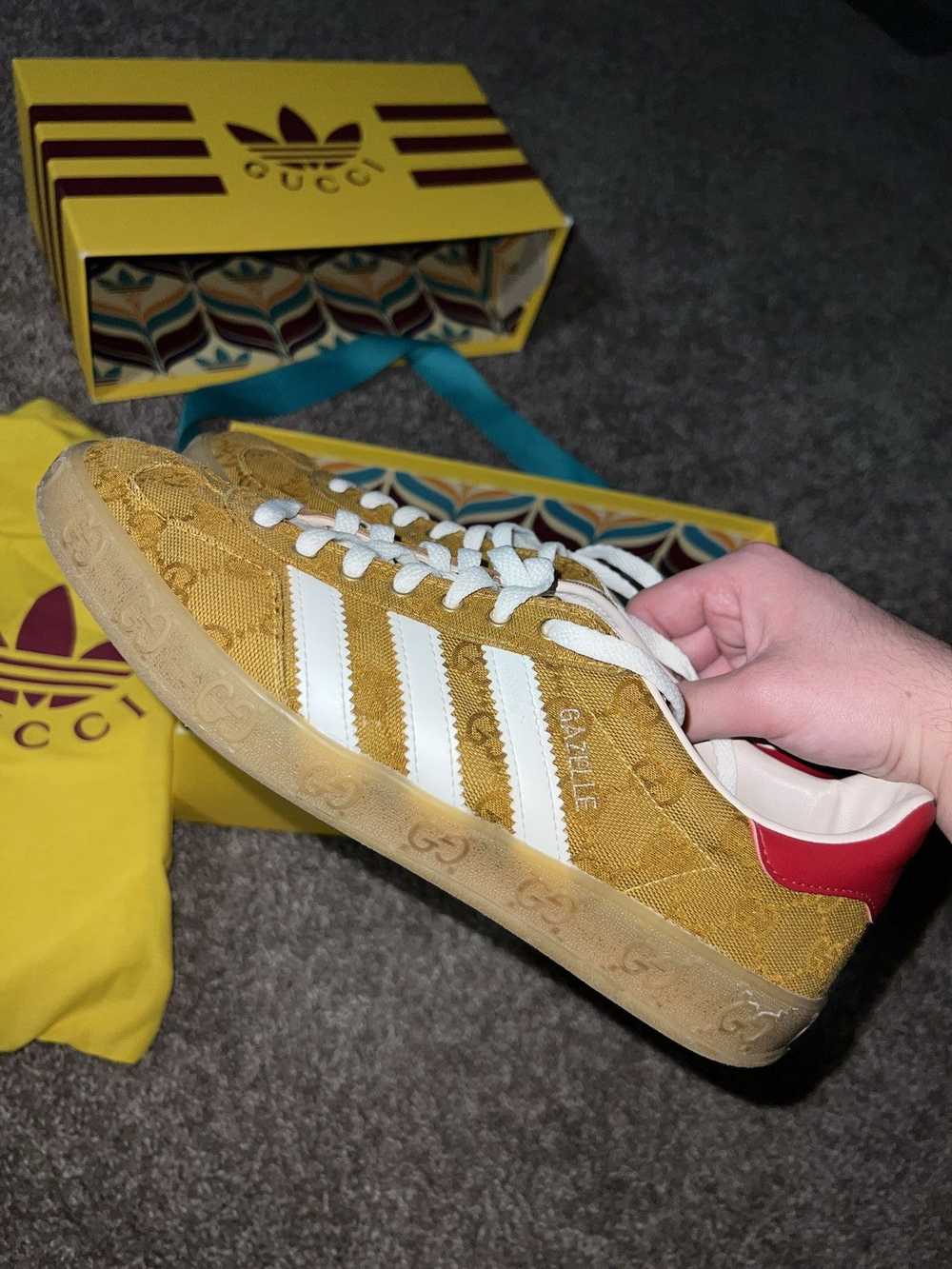 Adidas × Gucci Gucci gazelle GG shoes - image 3