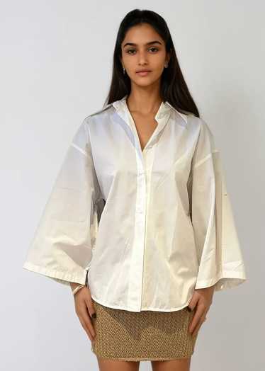 Givenchy White Oversized Button Down