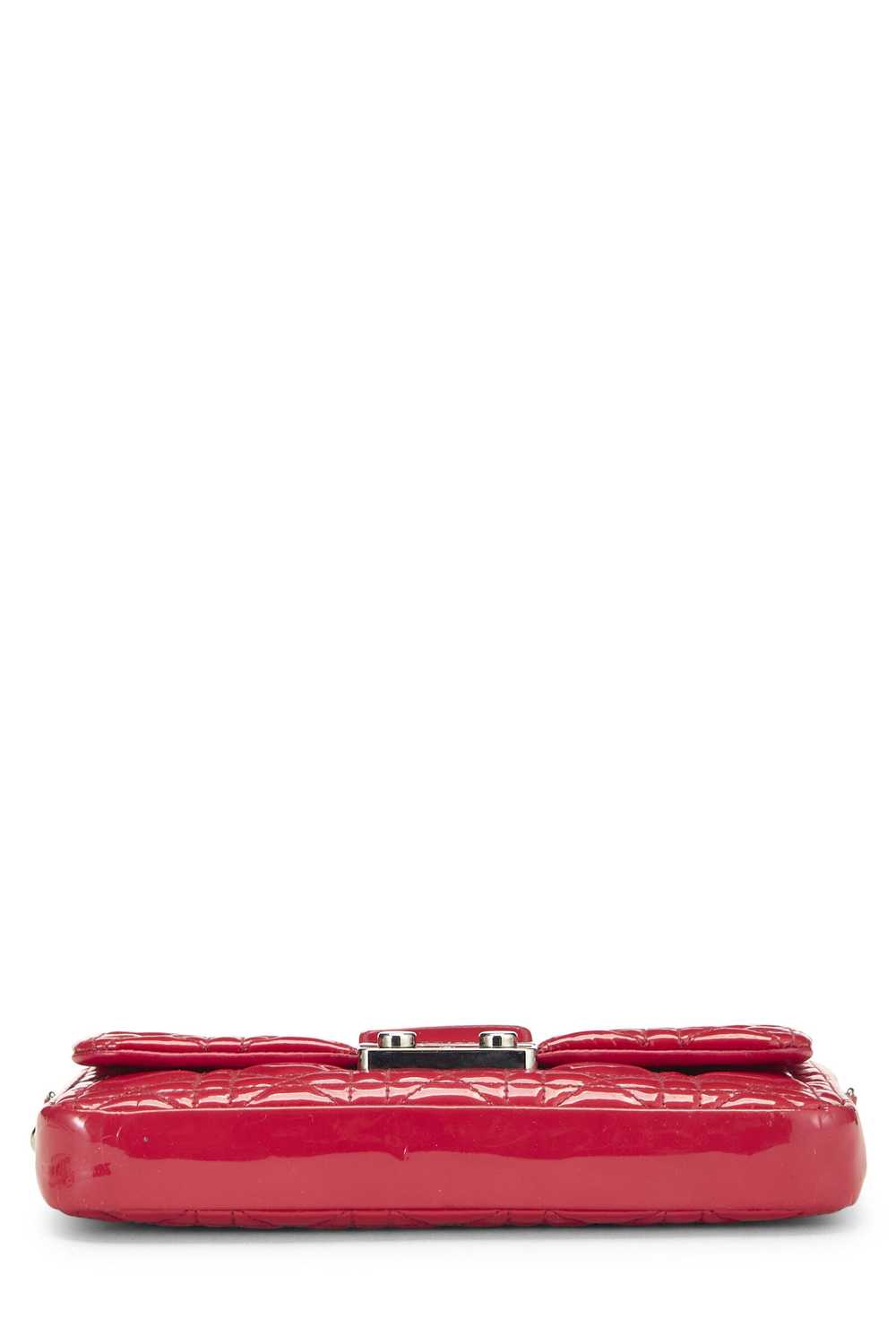 Red Cannage Patent Leather Miss Dior Promenade Wa… - image 5