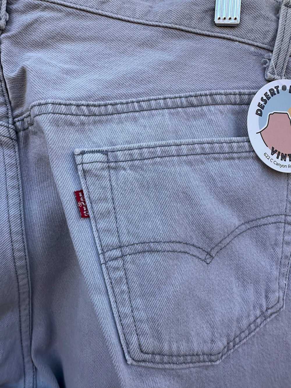 Light Gray Levi's 501's, Early 1990's 36x30 - image 2