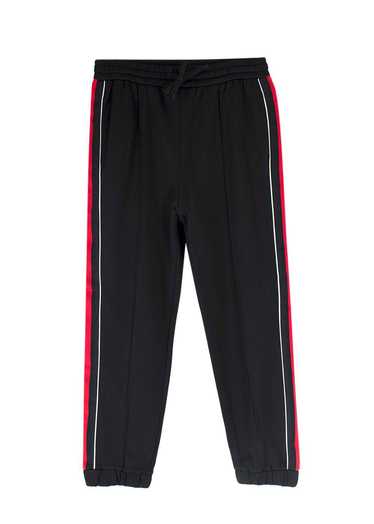 Managed by hewi Gucci Black Web Detail Joggers