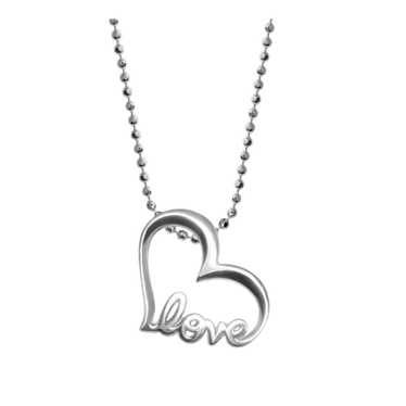 Product Details Alex Woo Sterling Silver Love Nec… - image 1