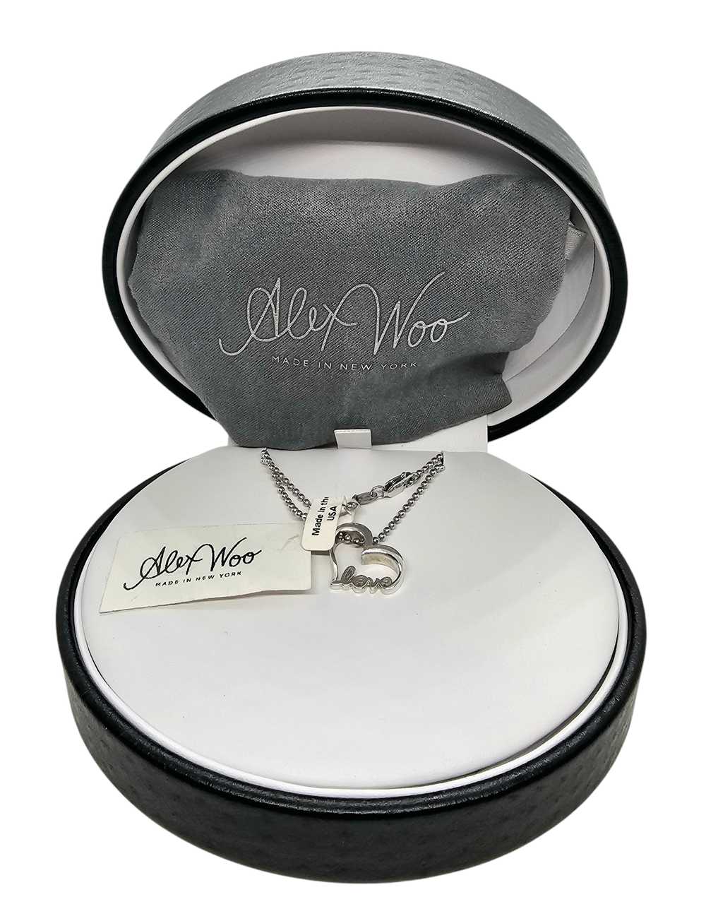 Product Details Alex Woo Sterling Silver Love Nec… - image 2