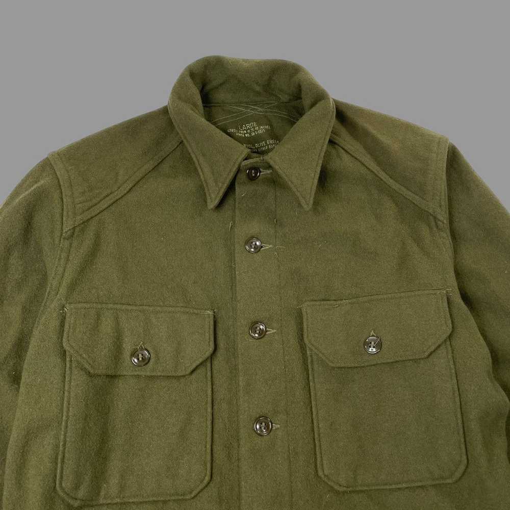 Military × Vintage Vintage 1960s military wool og… - image 4