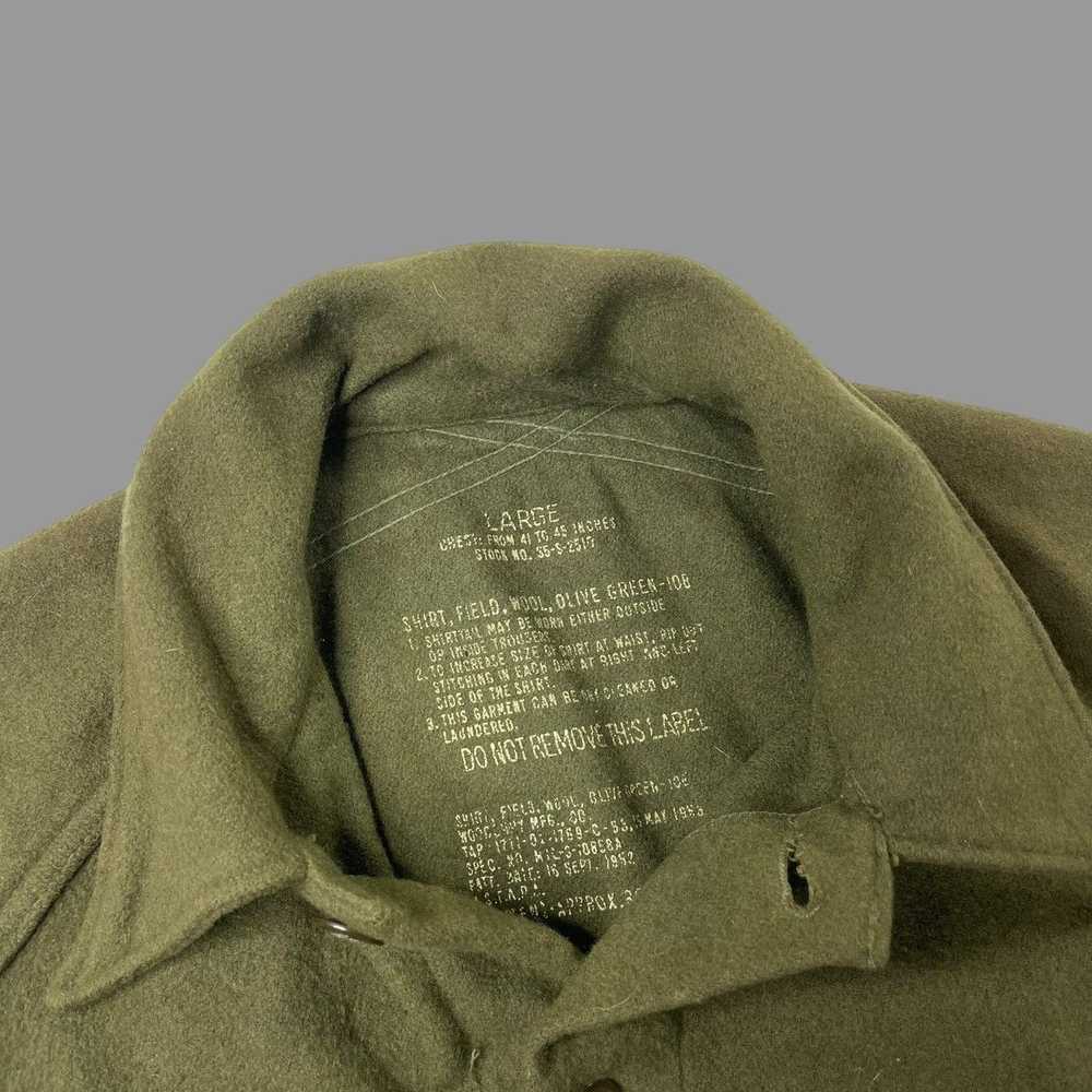 Military × Vintage Vintage 1960s military wool og… - image 7