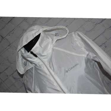 Vintage Womens Full Zip White Storm Wear Columbia… - image 1