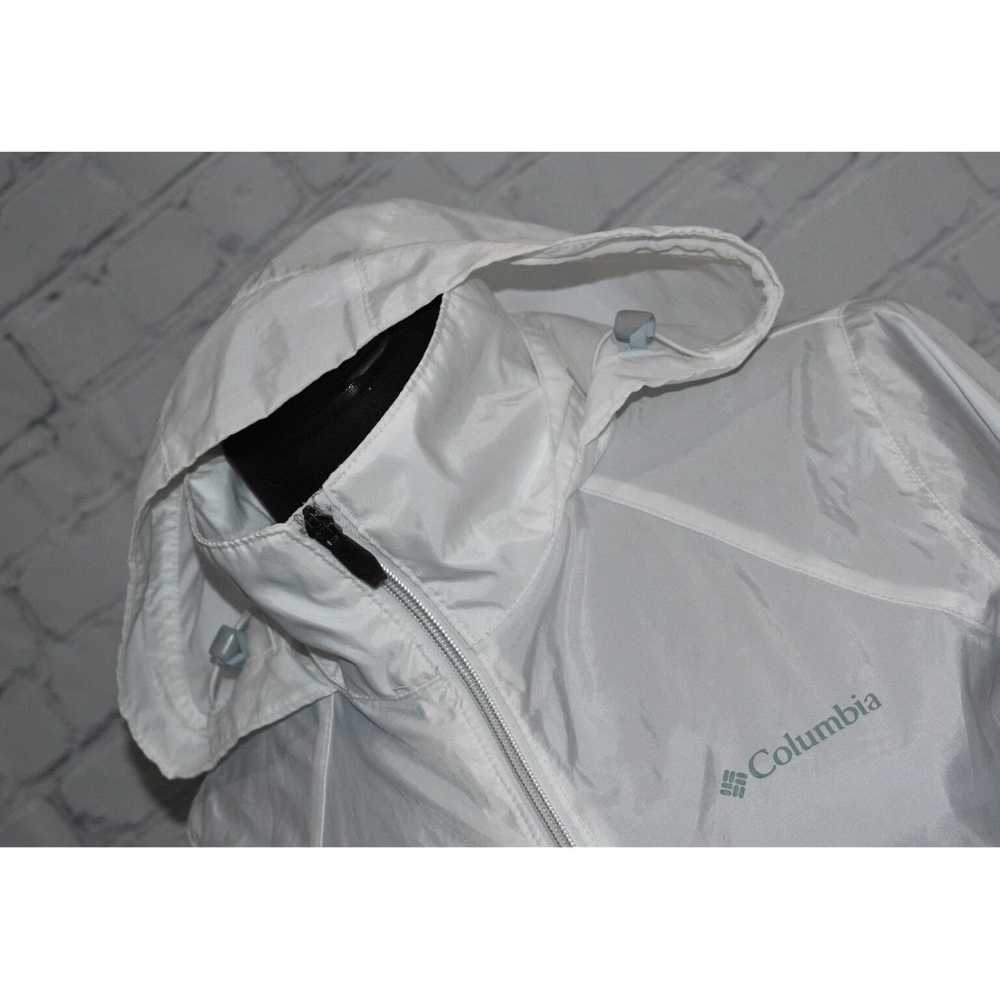 Vintage Womens Full Zip White Storm Wear Columbia… - image 2