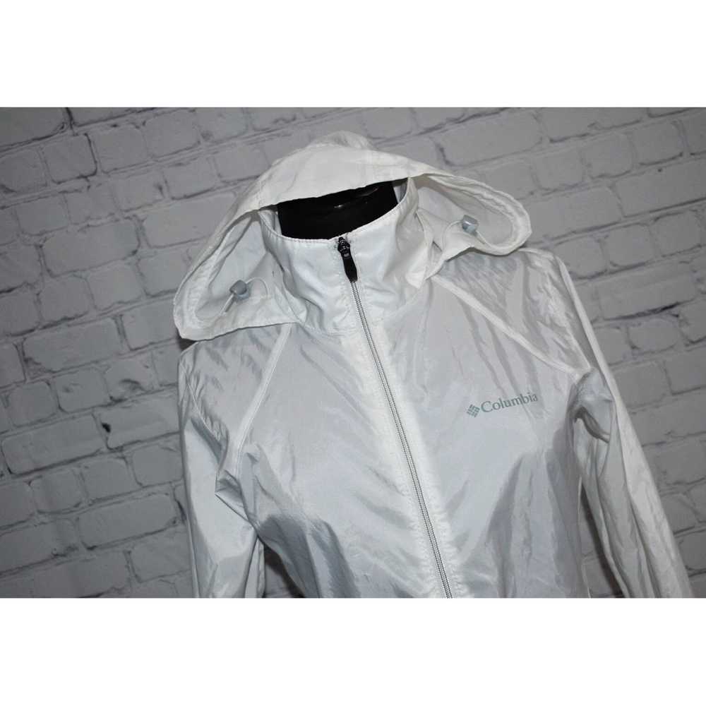 Vintage Womens Full Zip White Storm Wear Columbia… - image 4